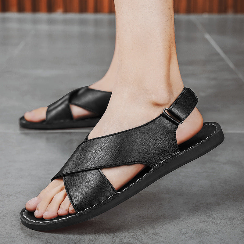 Pelle Italia Echtes Leder Sandalen