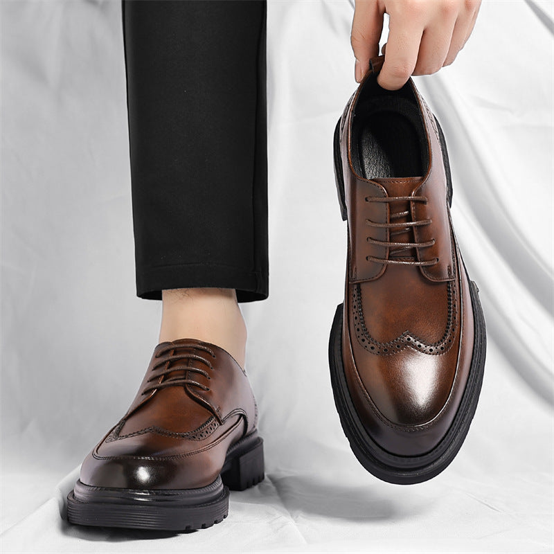 Belluno Echtes Leder Businessschuhe