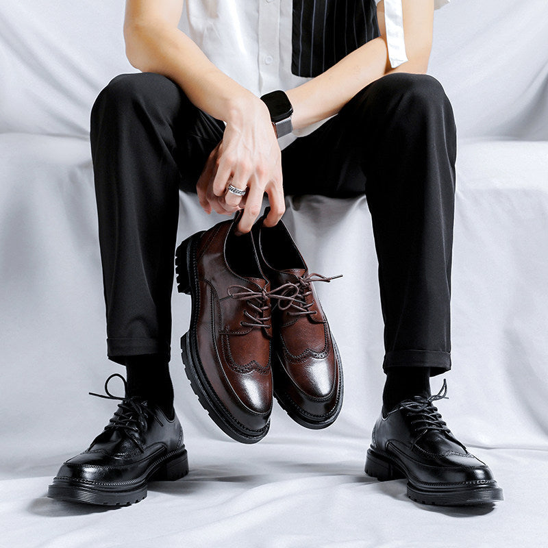 Roberto Echtes Leder Schnürschuhe