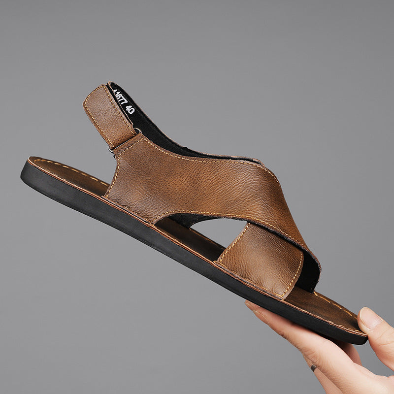 Pelle Italia Echtes Leder Sandalen
