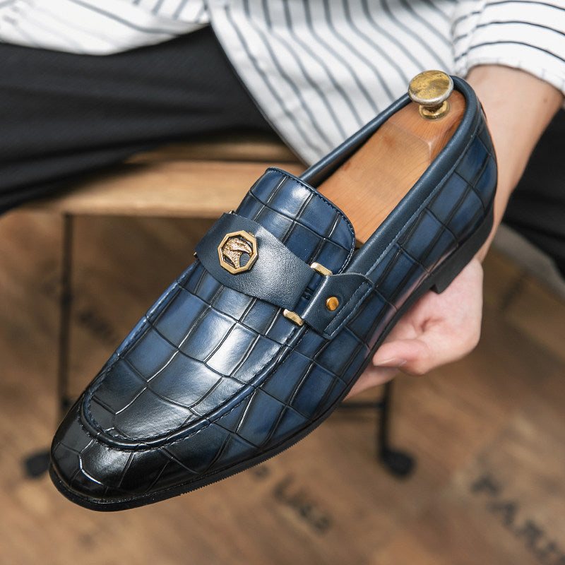 Venturo Italienische Leder Slipper