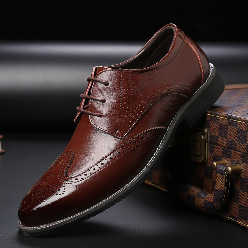 Kingston Leder Brogue Anzugschuhe