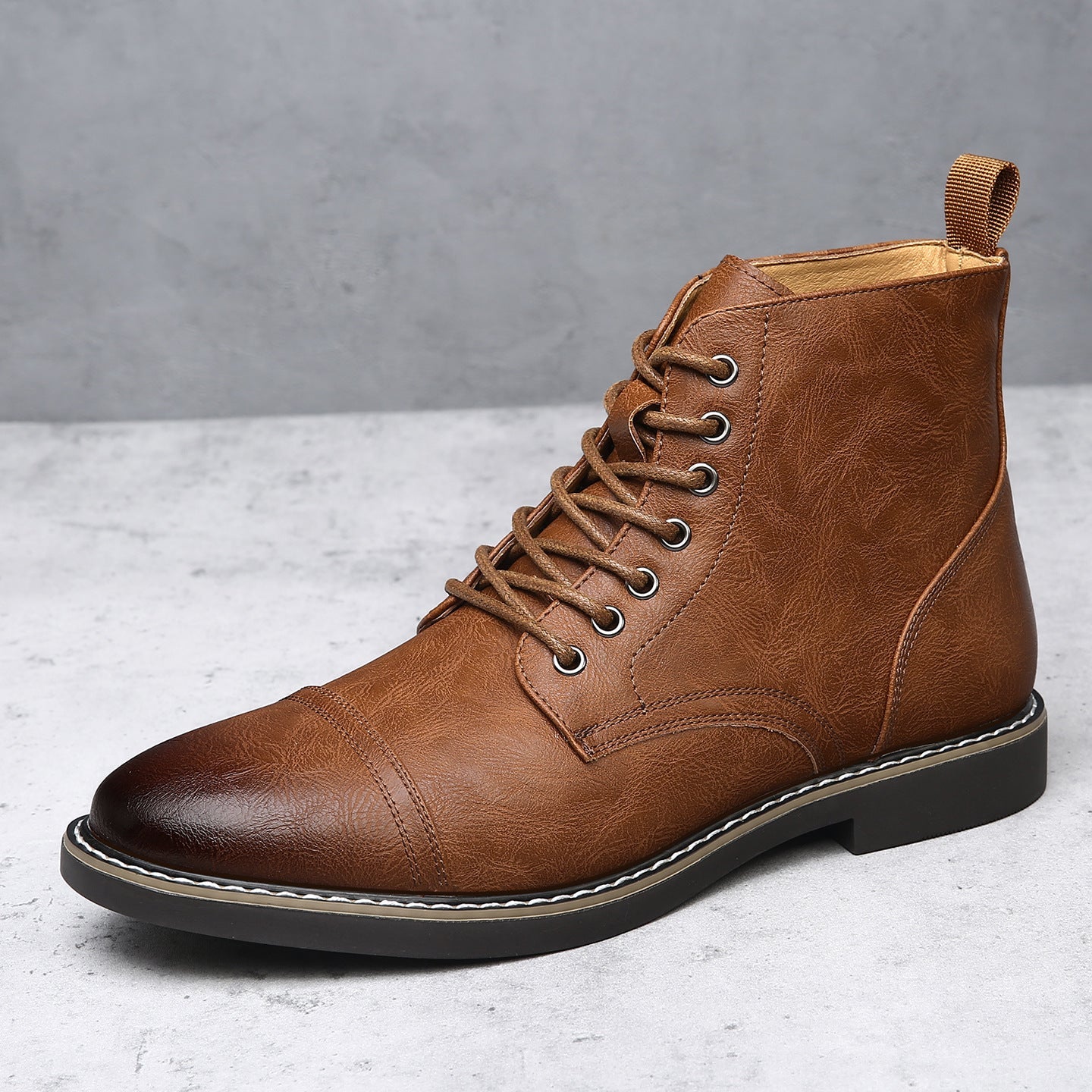 Bradford Echtleder Stiefel