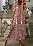 Amalia | Bohemian Vintage Summer Maxi Dress
