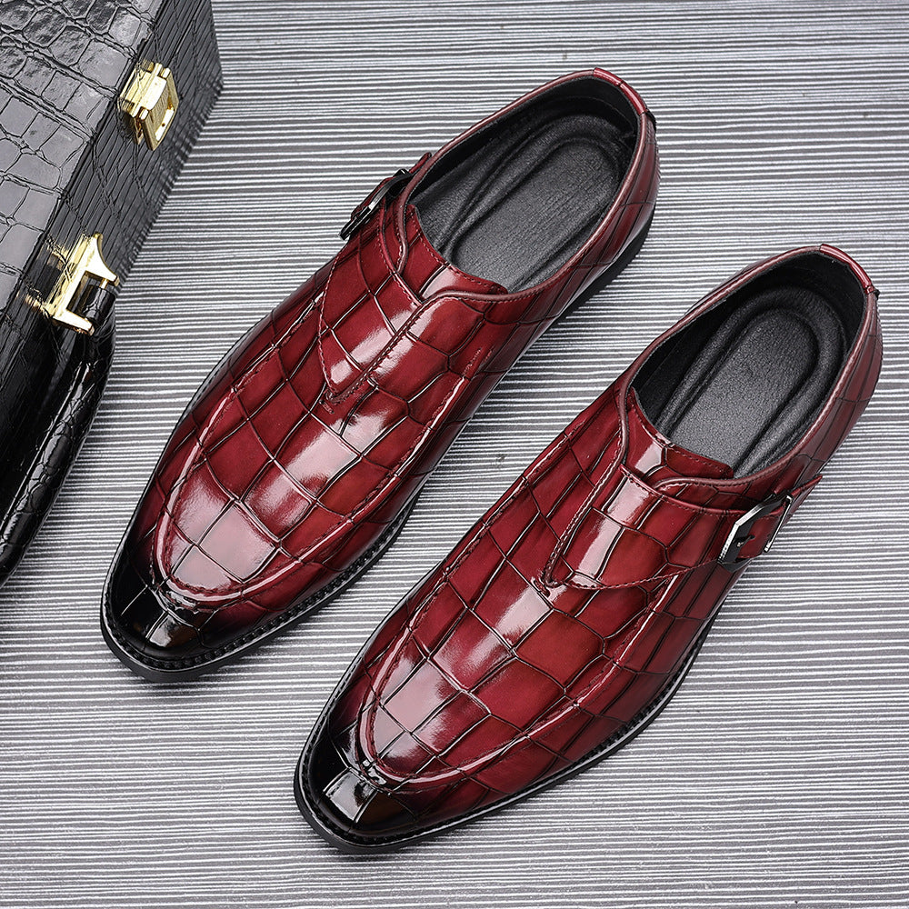 Victorino Leder Monk Strap Loafers