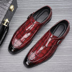 Victorino Leder Monk Strap Loafers