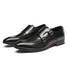 Oxford Doppel-Monk-Schnallen-Dressschuhe