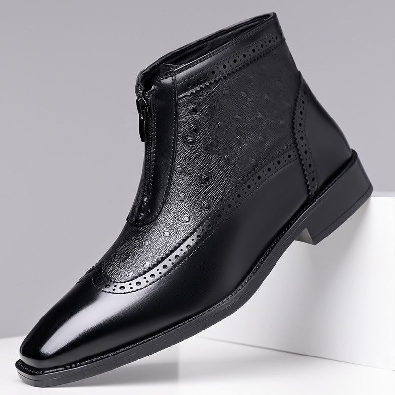 Belmont Straußenlederstiefel