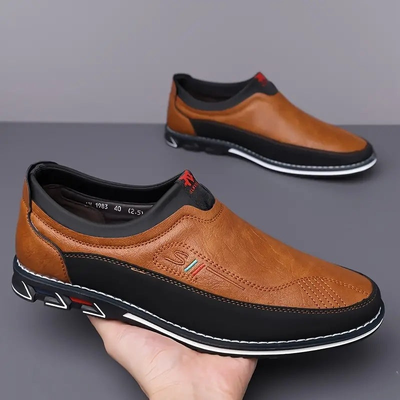 Oxford Barfuß Slip-On Schuhe