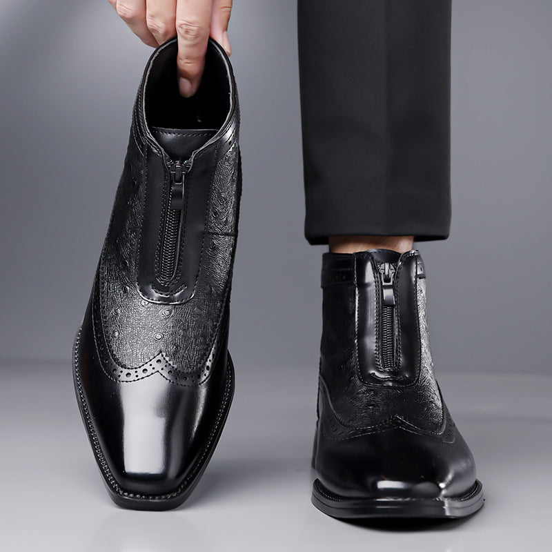 Belmont Straußenlederstiefel
