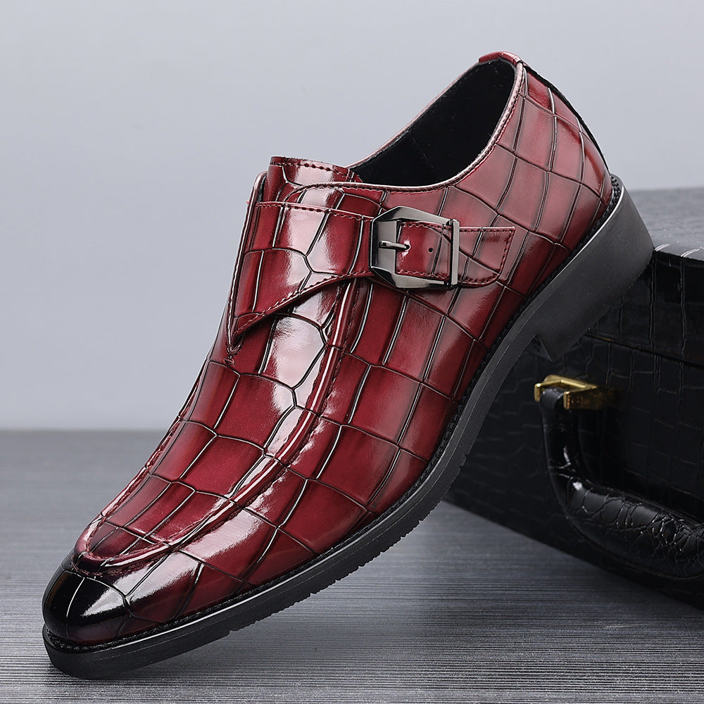 Victorino Leder Monk Strap Loafers