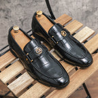 Venturo Italienische Leder Slipper