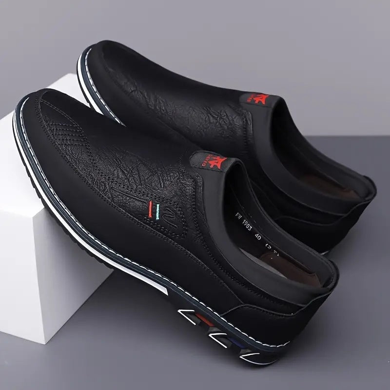 Oxford Barfuß Slip-On Schuhe