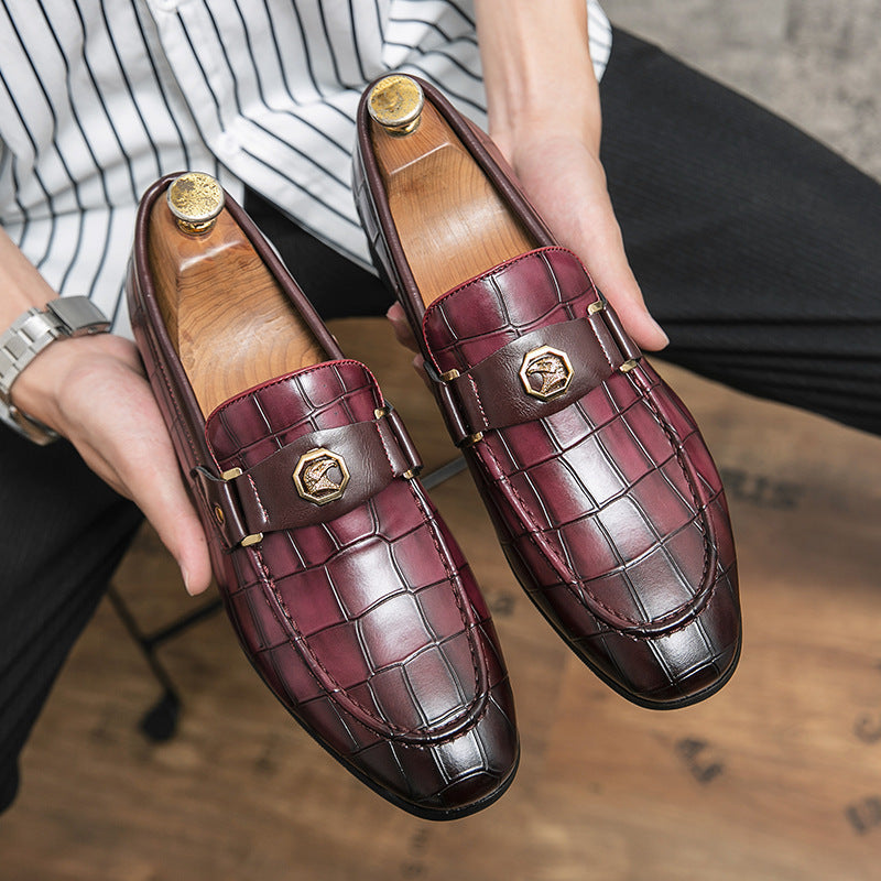 Venturo Italienische Leder Slipper