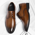 Monte Leder Schnürschuhe