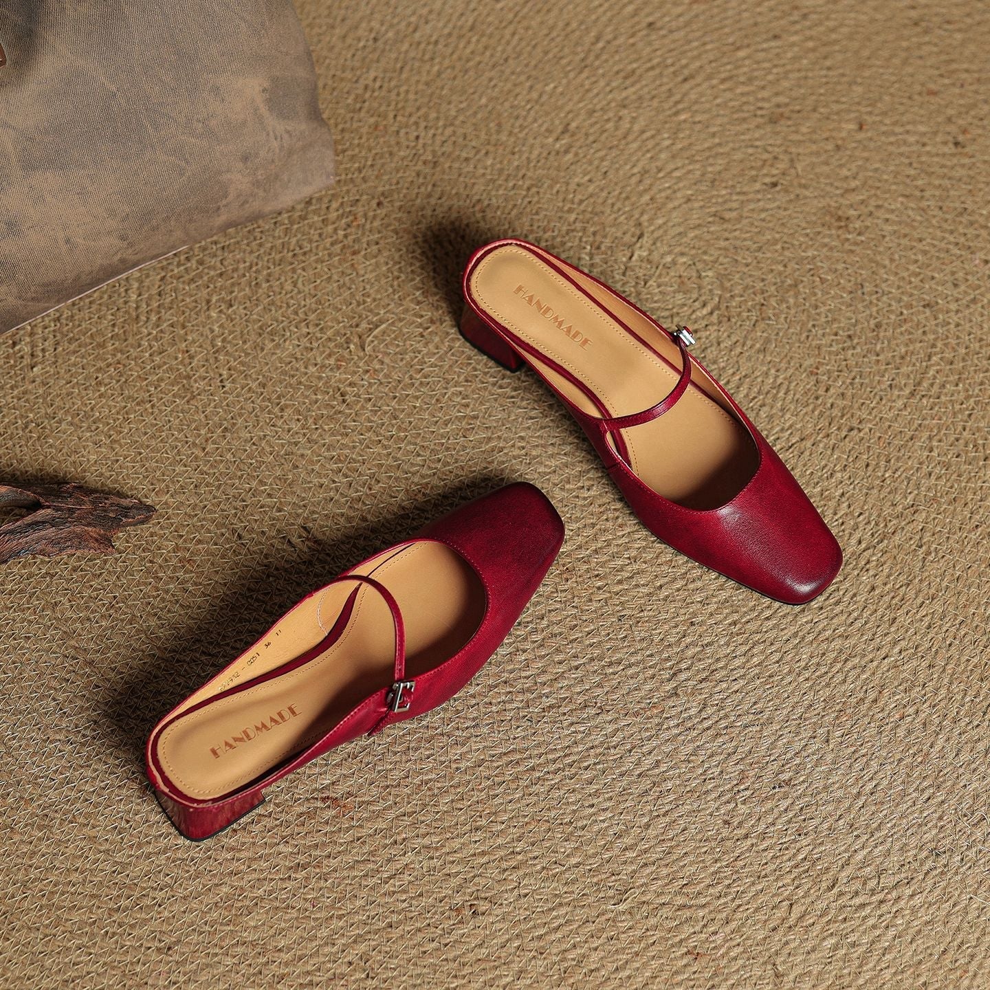 Meyra Leather Slip-On Sandals