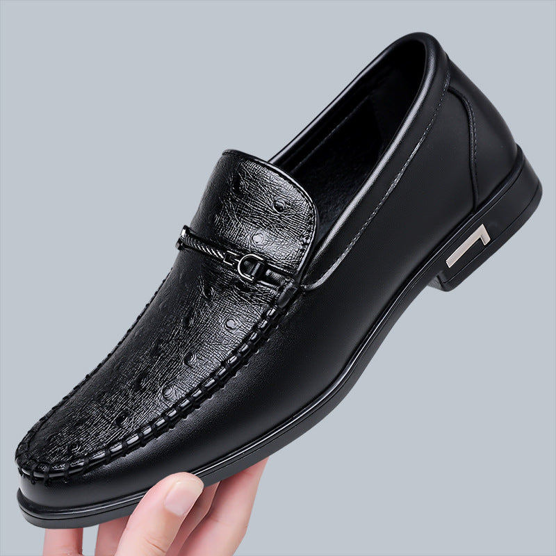 Cristiano Straußenleder Slipper