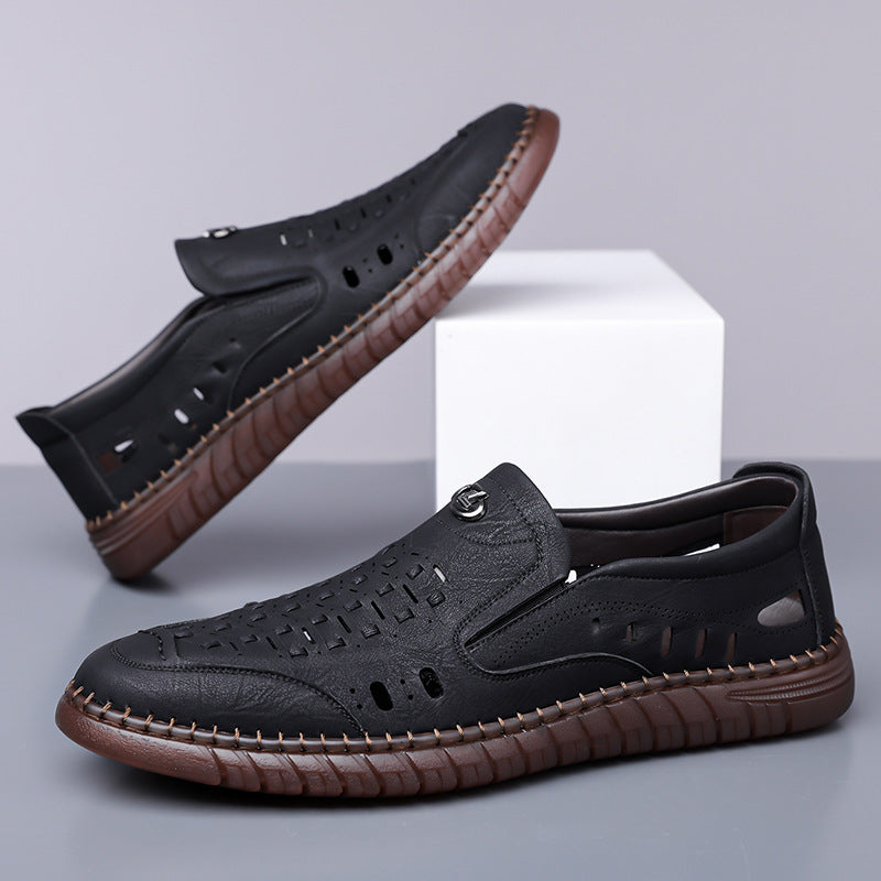 Carver Echtes Leder Schuhe