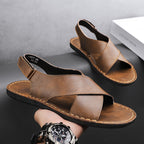 Pelle Italia Echtes Leder Sandalen