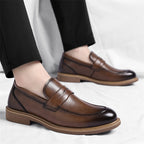 Vento Italienische Penny Loafers