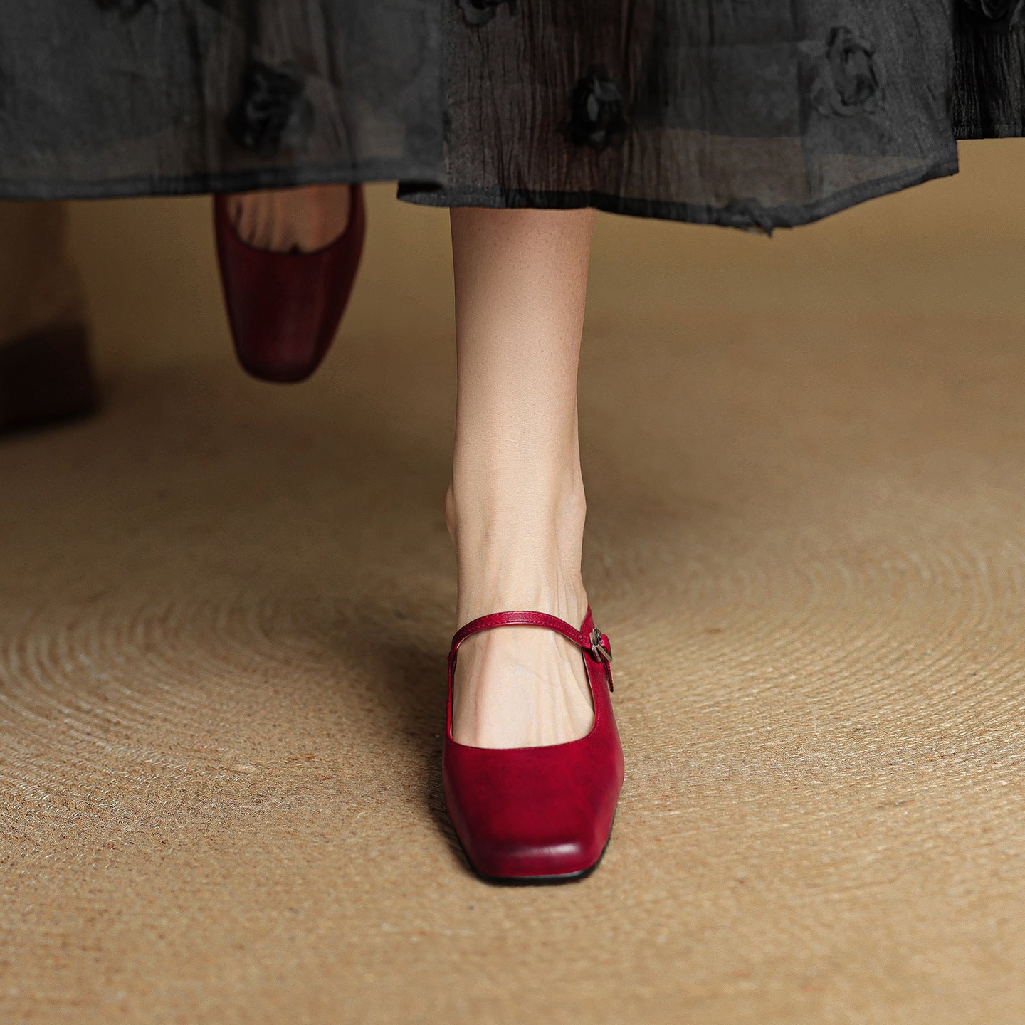 Meyra Leather Slip-On Sandals