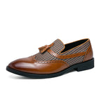 Gatsby Leder-Tassel-Loafers