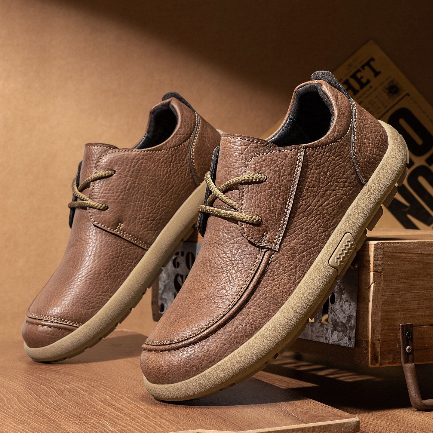 Branford Leder Schuhe