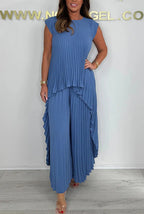Mexie – Elegantes Plissee-Co-Ord-Set