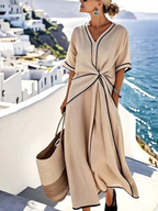 luna | elegantes Maxikleid, das schlanker macht