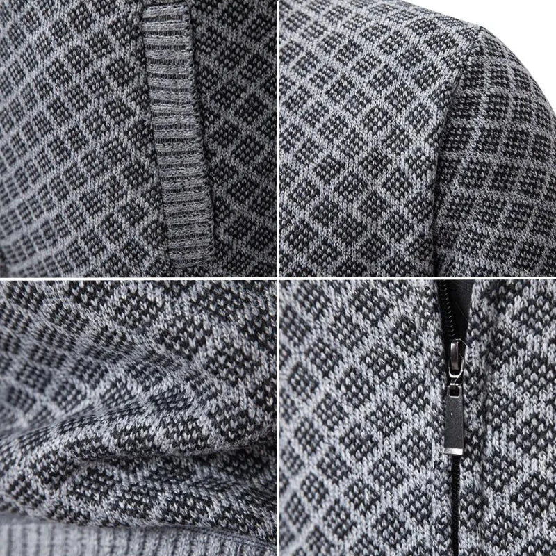 Maximilian | Premium-Strickjacke mit Reißverschluss