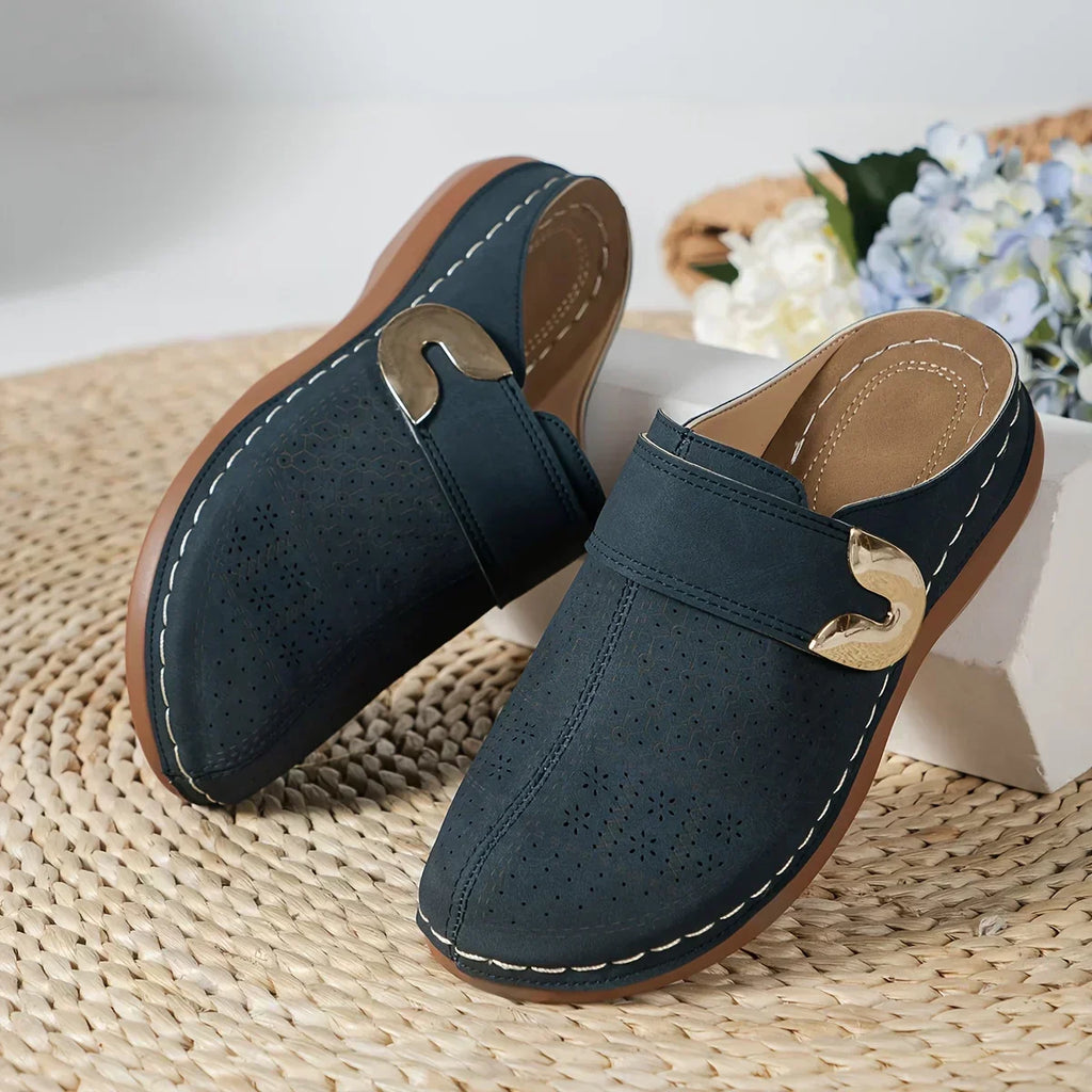 Elva | Elegante Stützsandalen mit Keilabsatz