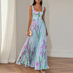 Oriah | Floral A-Line Maxi Dress