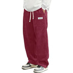 Herren Lockere Corduroy Baggy-Hosen