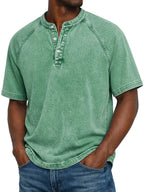 Lukas | Herren Vintage-Hemd mit Knopfdetails