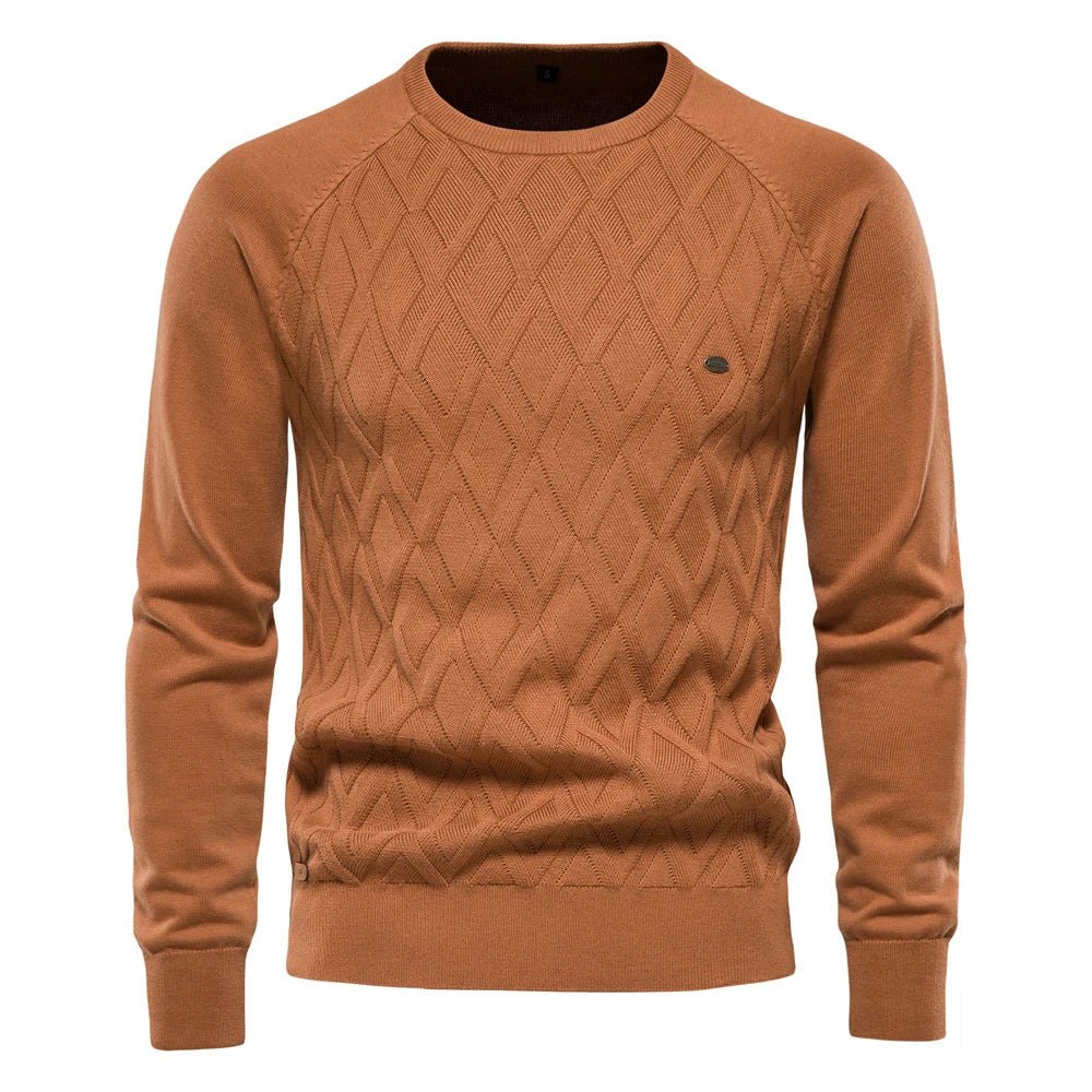 Theodor | Herrenpullover im Rautendesign