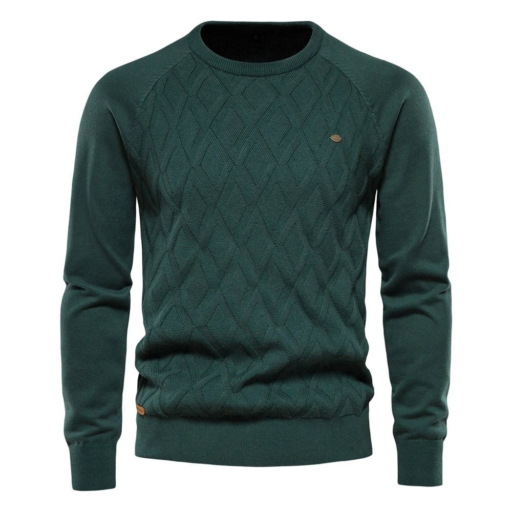Theodor | Herrenpullover im Rautendesign