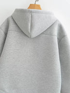 VEUGER MODEHOUS-Casual Lockere Passform Zip-Jacke