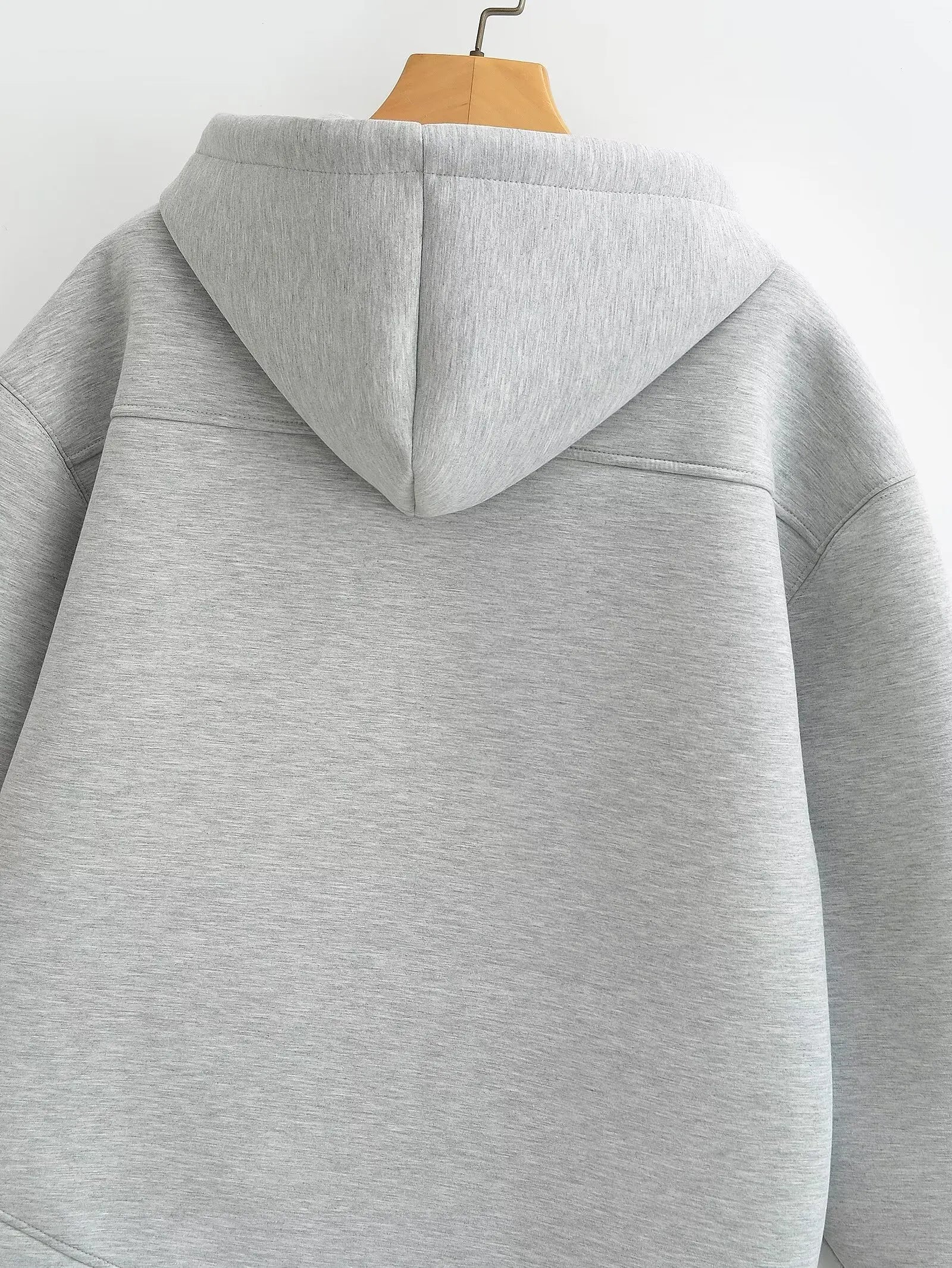 VEUGER MODEHOUS-Casual Lockere Passform Zip-Jacke