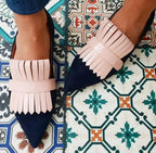 Offene Fersen Pumps