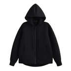 VEUGER MODEHOUS-Casual Lockere Passform Zip-Jacke