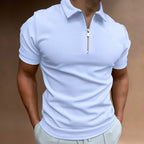Evan | Zip-Poloshirt mit moderner Linie