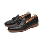 Lombardi Woven Tassel Loafers