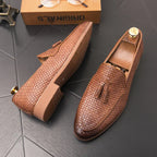 Lombardi Woven Tassel Loafers