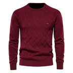 Theodor | Herrenpullover im Rautendesign