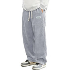 Herren Lockere Corduroy Baggy-Hosen