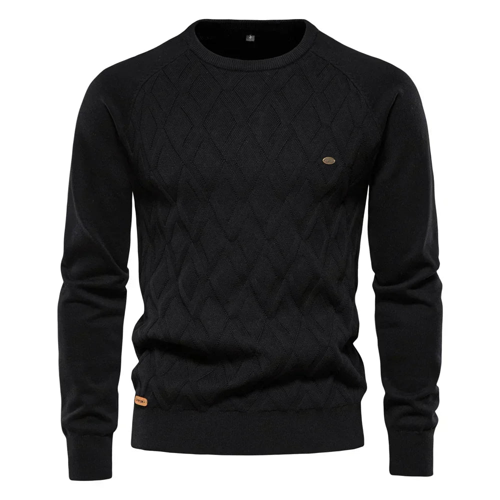 Theodor | Herrenpullover im Rautendesign