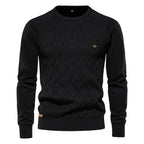 Theodor | Herrenpullover im Rautendesign