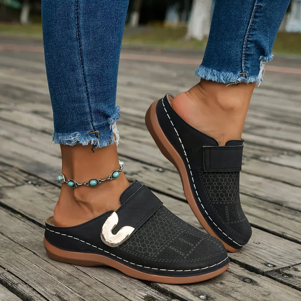 Elva | Elegante Stützsandalen mit Keilabsatz