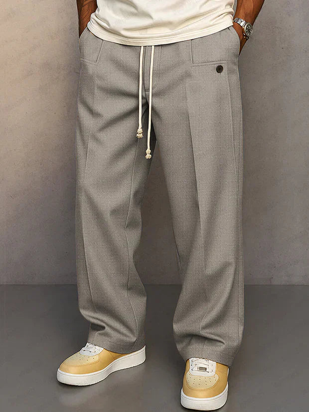 Victor | Elegante Herrenhose mit verstellbarem Tunnelzug