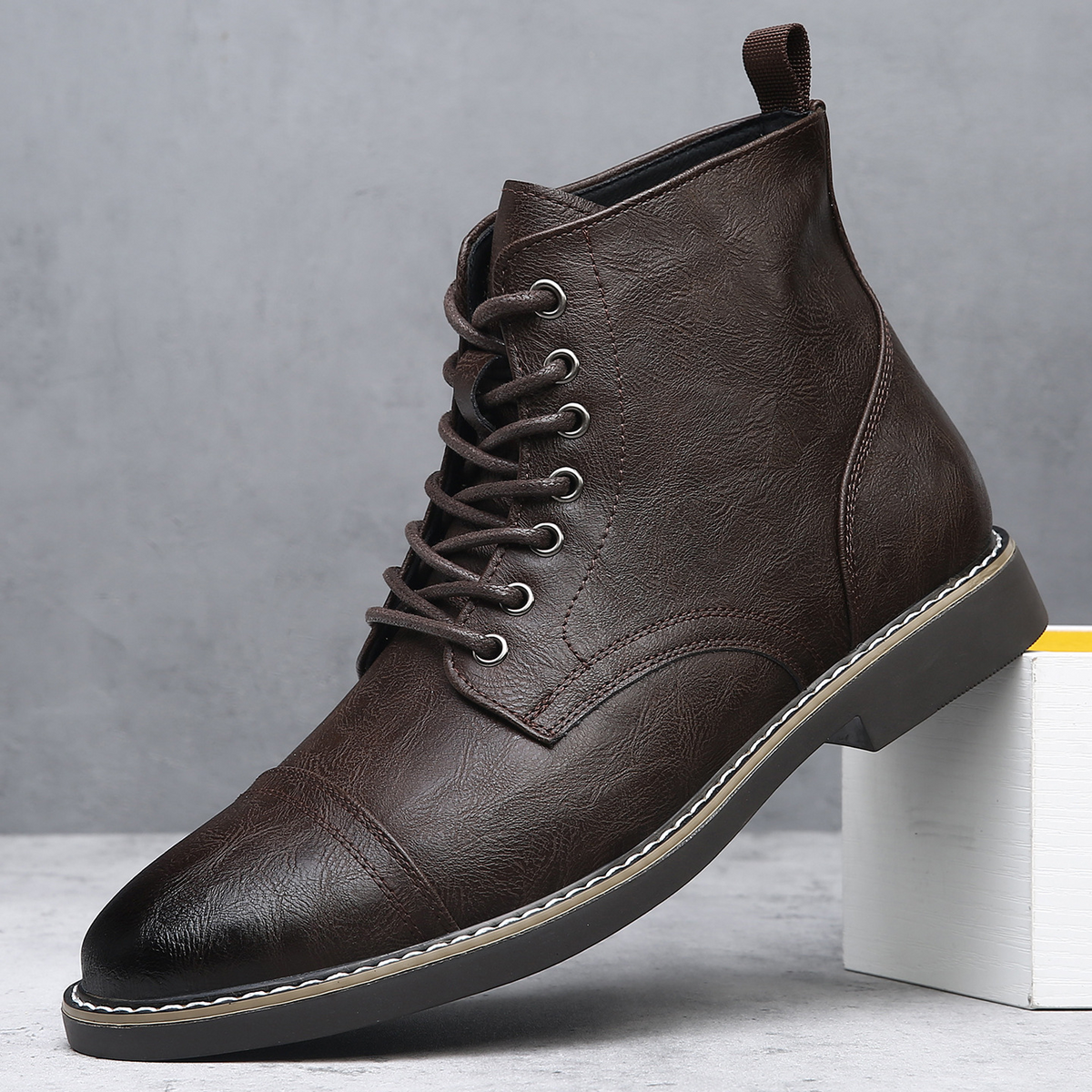 Bradford Echtes Leder Stiefel